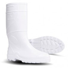 Bota de pvc cano longo branco